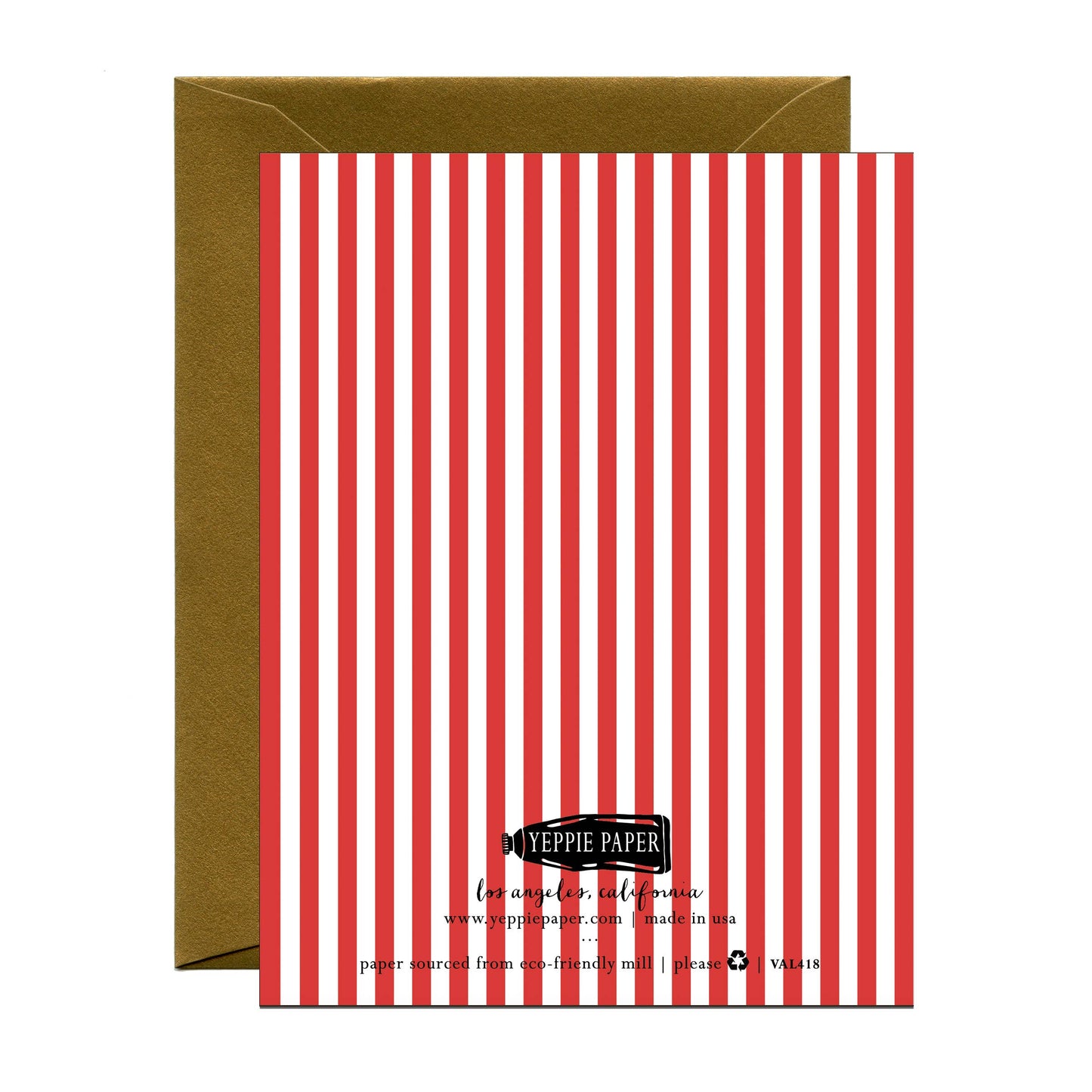 Teddy Bear with Heart Valentines Day Card *Foil Stamped*