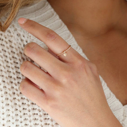 Heart Charmed Ring I Valentine's Day Jewelry