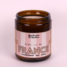 Load image into Gallery viewer, FRANCE: Chardonnay, Apple + Oak 8oz Soy Candle FERNWEH
