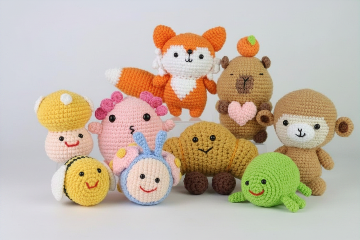 DIY Artisanal Crochet Kit Collection - 12 Options
