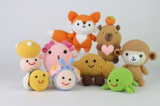 DIY Artisanal Crochet Kit Collection - 12 Options
