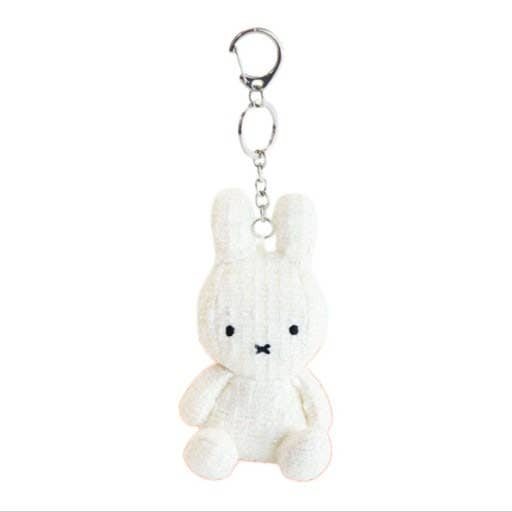 Miffy Tweed Plush Bag Charm Keychain