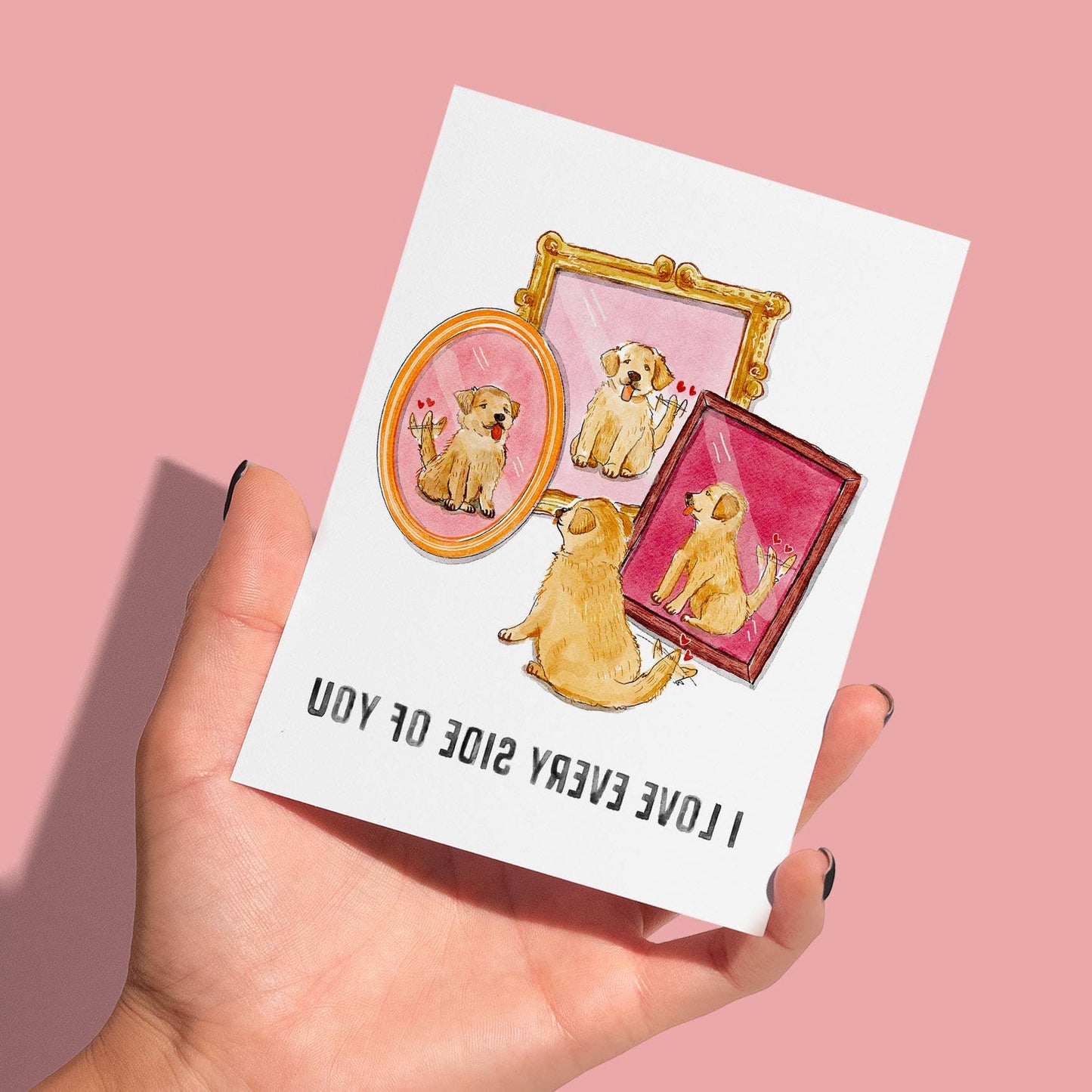 Love Every Side - Funny Valentines Day Card