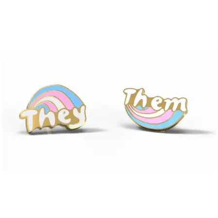 They Them Post Earrings - Front & Company: Gift Store