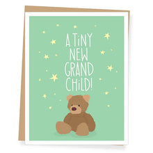 Load image into Gallery viewer, Teddy Bear New Grandparent Congrats
