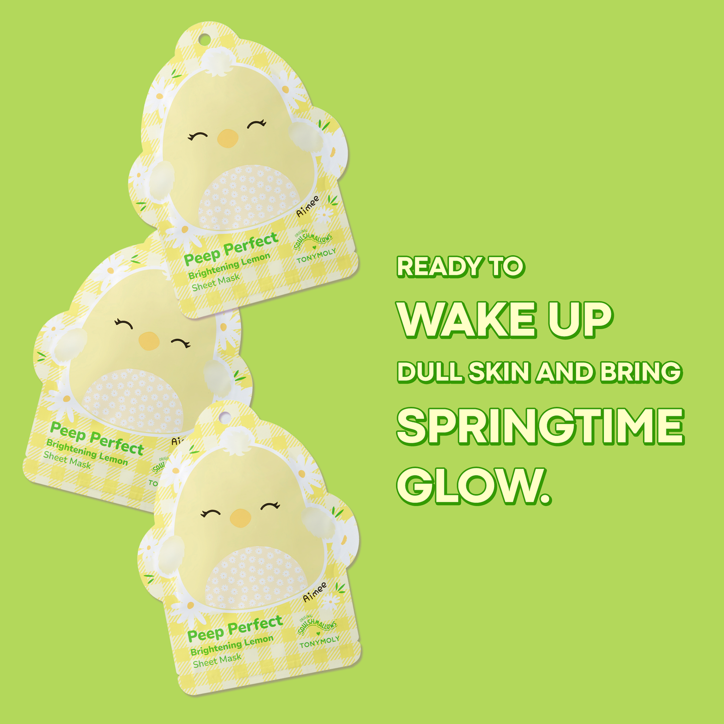 Squishmallows x TONYMOLY Spring Sheet Mask