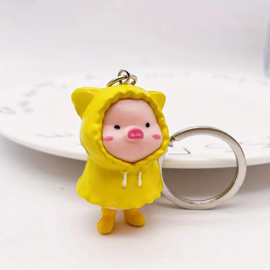 3D Pig Keychain