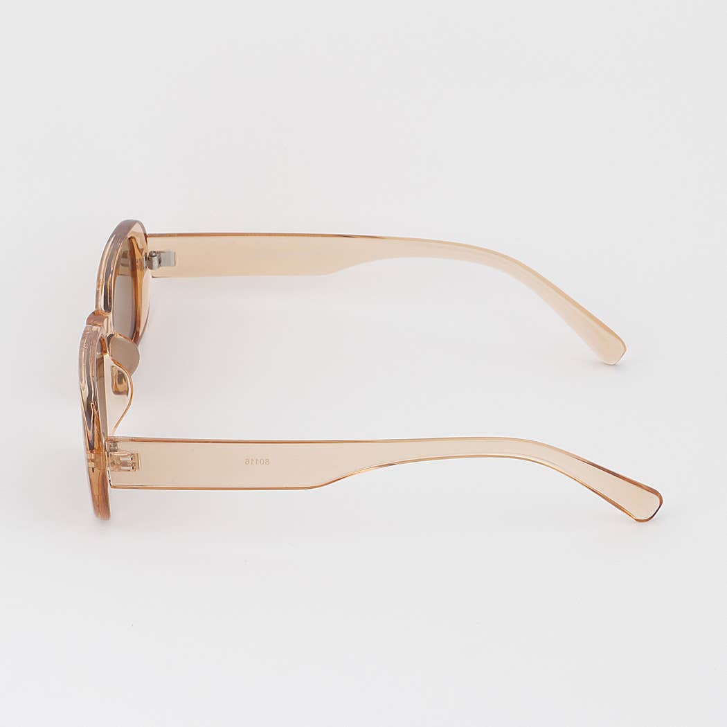 Rounded Oval Sunglasses