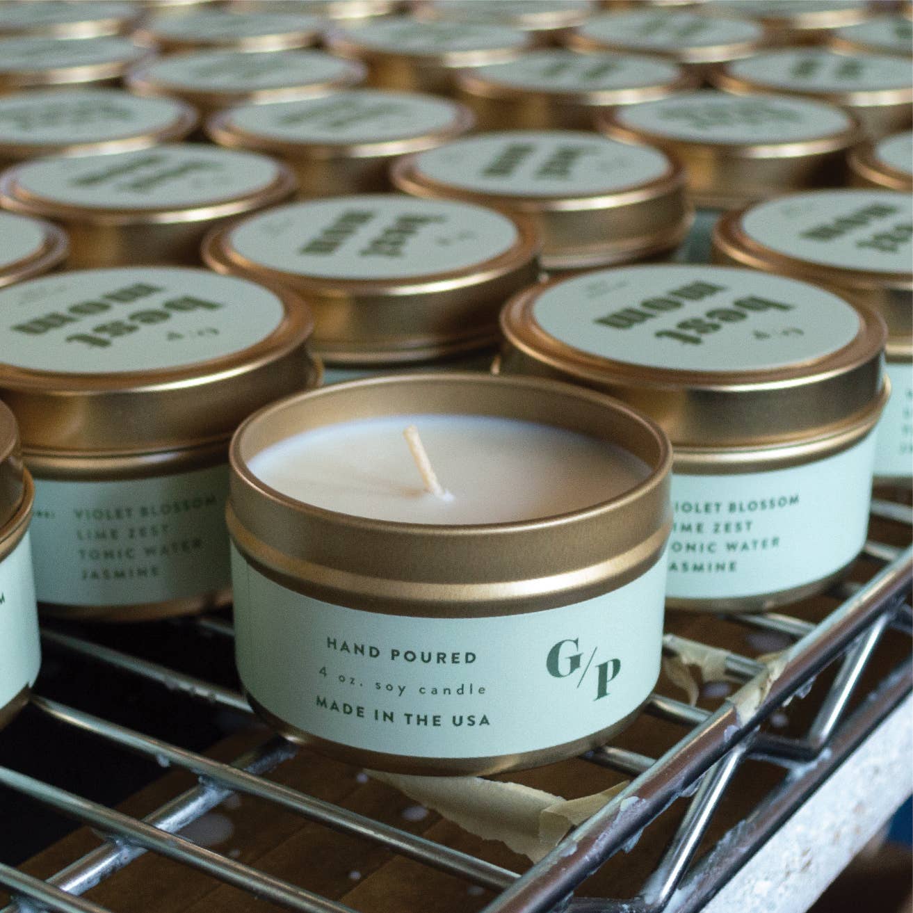 Best Mom Just Because 4 oz. Candle Tin
