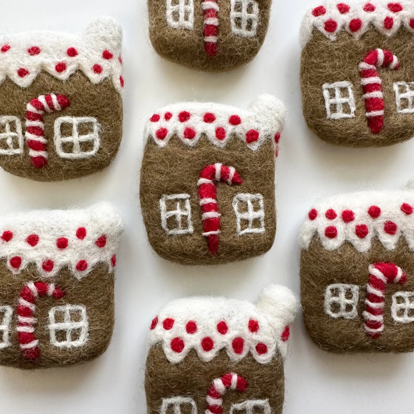 One Felt Gingerbread House