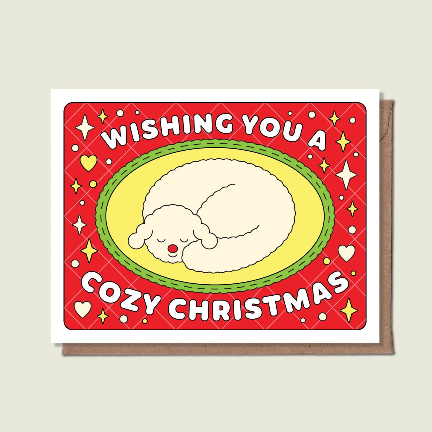 Wishing You A Cozy Christmas Greeting Card