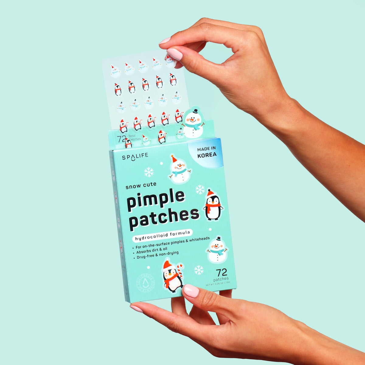 Christmas Holiday Snow Cute Hydrocolloid Pimple Patches - 72