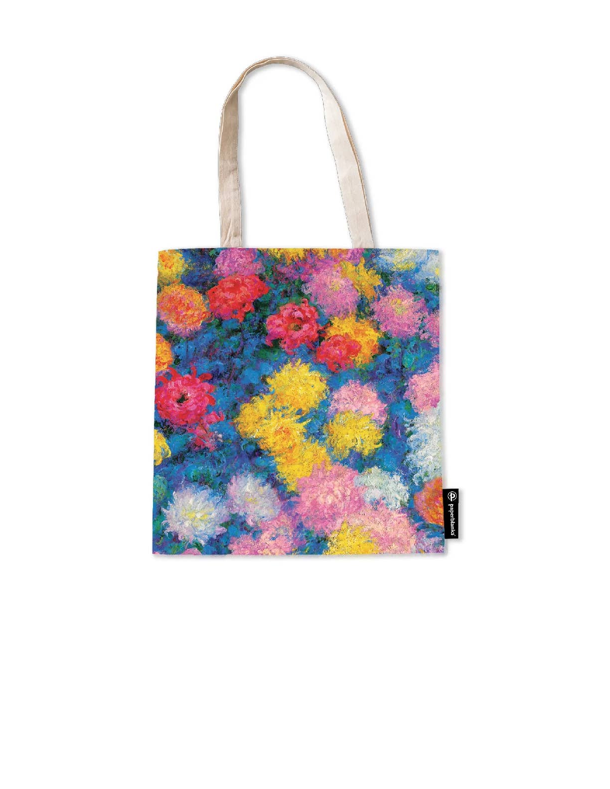 Monet's Chrysanthemums Canvas Bag by Paperblanks (Monet's Chrysanthemums)