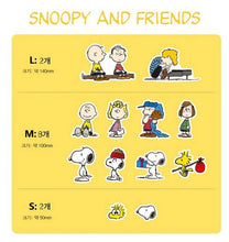 Load image into Gallery viewer, Peanuts Snoopy Deco Variety Stickers 12PCS Packs
