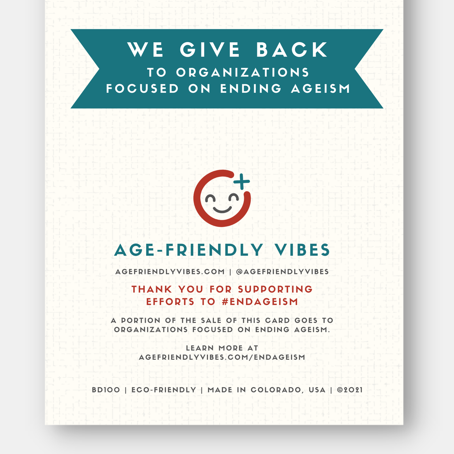 Aging Happens Gradually, Age-Positive Birthday Card