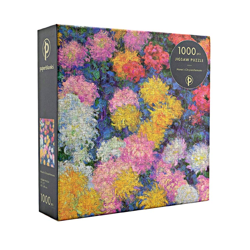 Monet's Chrysanthemums 1000 Piece Jigsaw Puzzle by Paperblanks (Monet's Chr