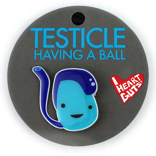 Testicle Lapel Pin - Having a Ball!