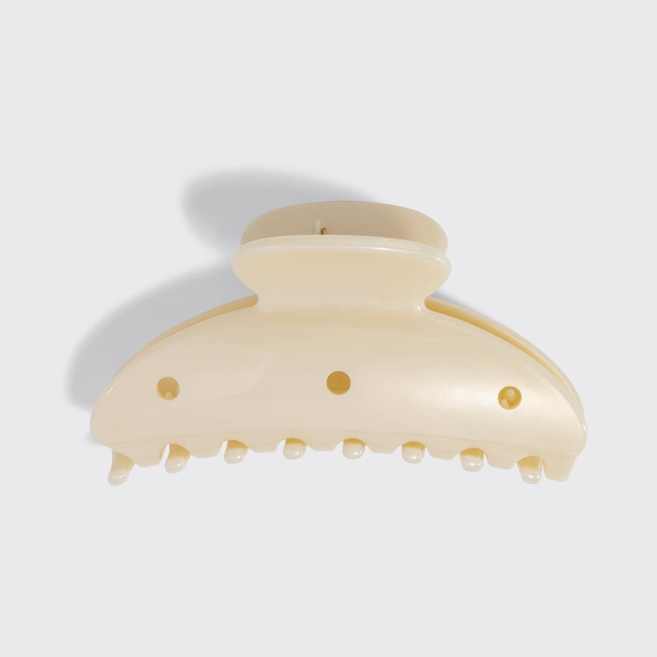 KitschPopCurved Claw Clip 7pc Set Vintage- Pearlized Cream