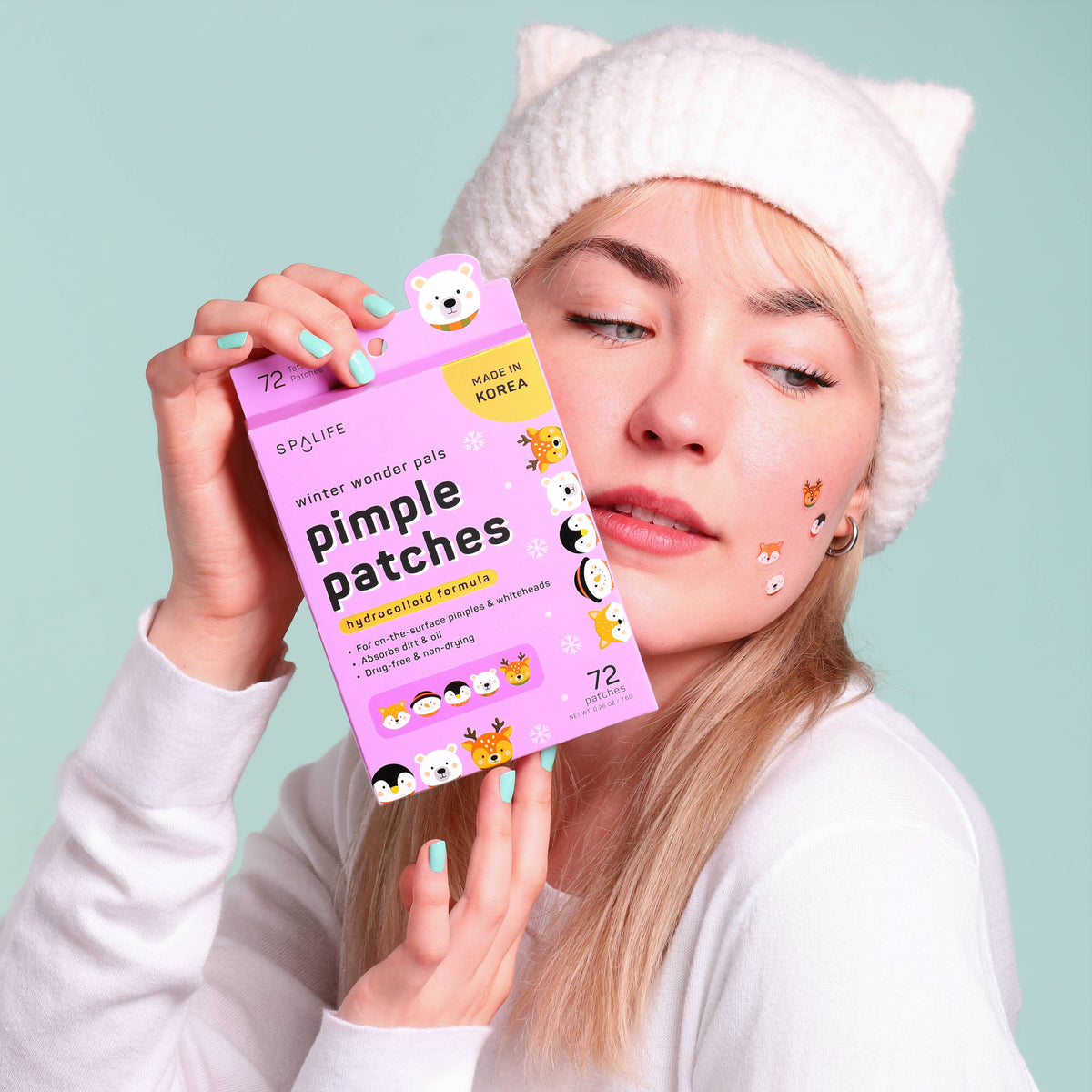 Christmas Holiday Winter Pals Hydrocolloid Pimple Patches