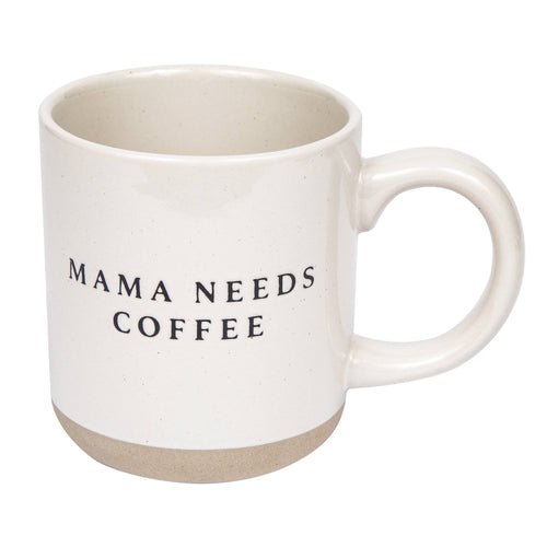 Mama Needs Coffee Stoneware Coffee Mug - Gifts & Home Decor - Front & Company: Gift Store