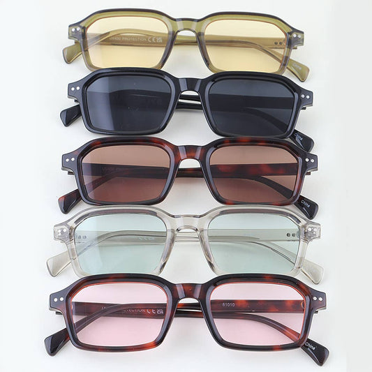 Modern Double Bolted Box Sunglasses