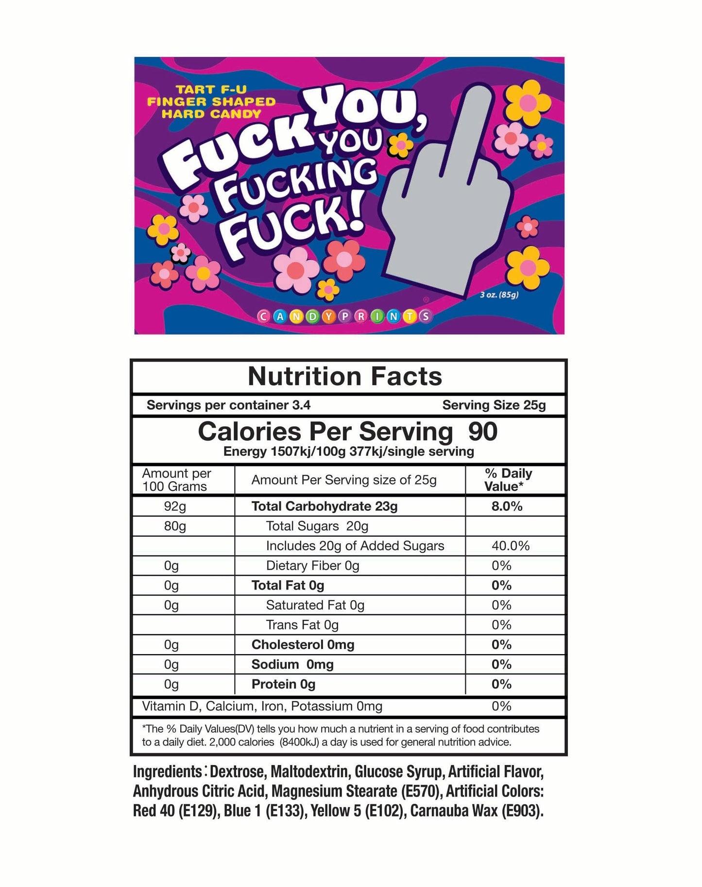 Fuck You, You Fucking Fuck! Candy