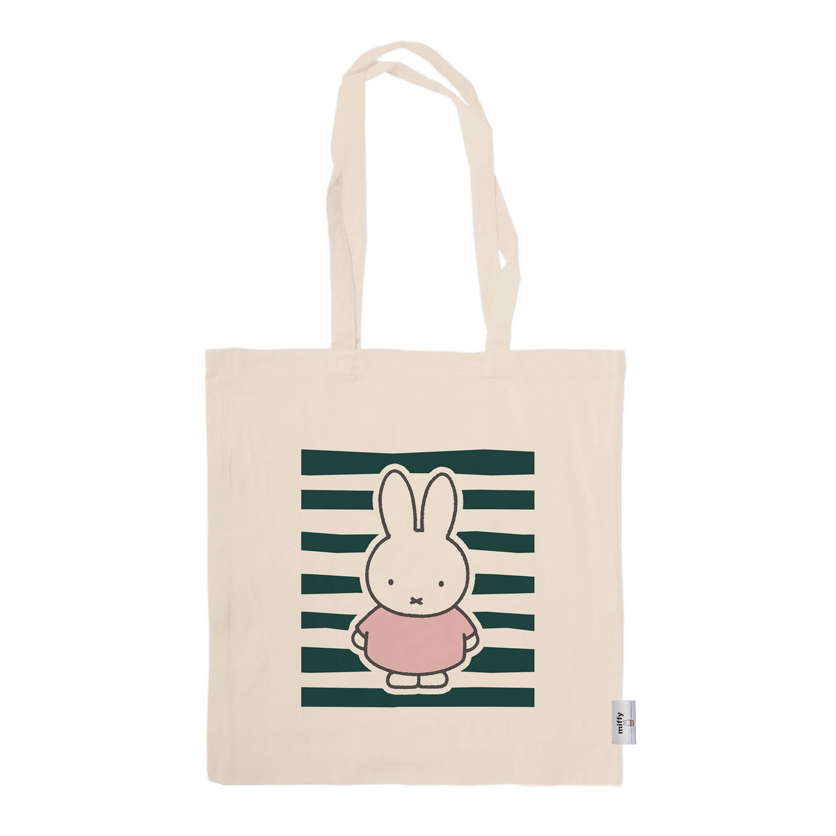 Miffy floral expression stripes tote