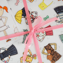 Load image into Gallery viewer, Clara Paper Doll Wrapping Paper
