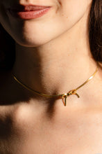 Load image into Gallery viewer, Bow Peep Choker / Necklace - 18K Gold Plated
