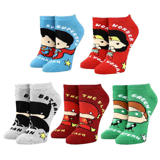 Socks - Justice League - Pack Of 5 Pairs