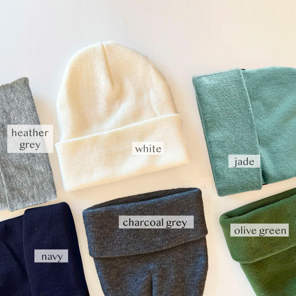 Coffee Cup Beanie | Charcoal Grey