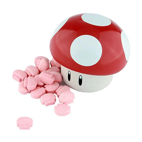 Nintendo Super Mario Sour Mushroom Candy Tins