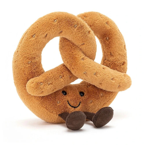 Jellycat Amuseables Pretzel Huge - Front & Company: Gift Store