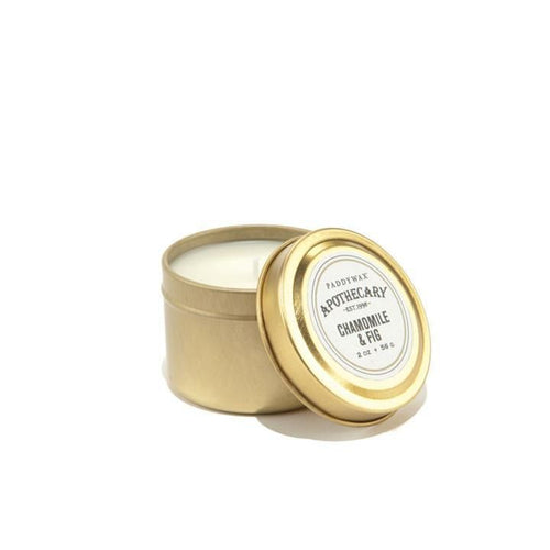 Apothecary 2Oz Gld Tin Chamomile& - Front & Company: Gift Store