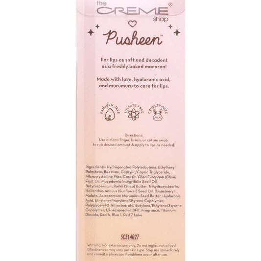 THE CREME SHOP PUSHEEN MOISTURIZING MACARON LIP , PULI 4674