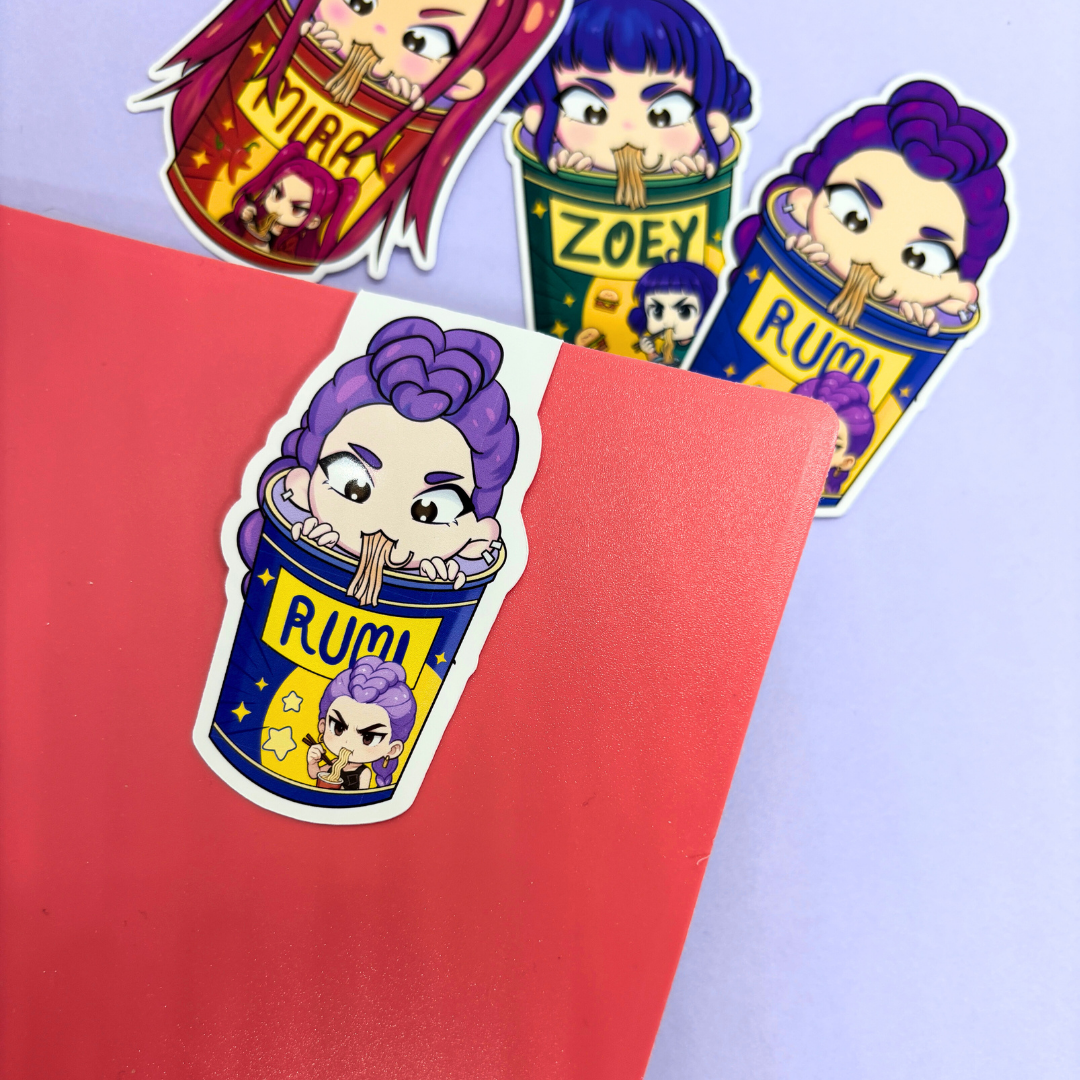 Demon Hunter's Ramen| Magnetic Bookmark(s)