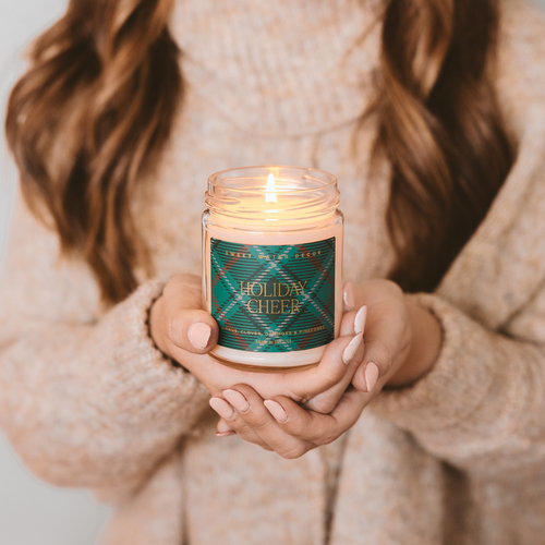 Holiday Cheer 9 oz Soy Candle - Christmas Gifts - Front & Company: Gift Store