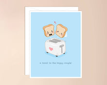 Load image into Gallery viewer, A Toast to the Happy Couple Wedding Card
