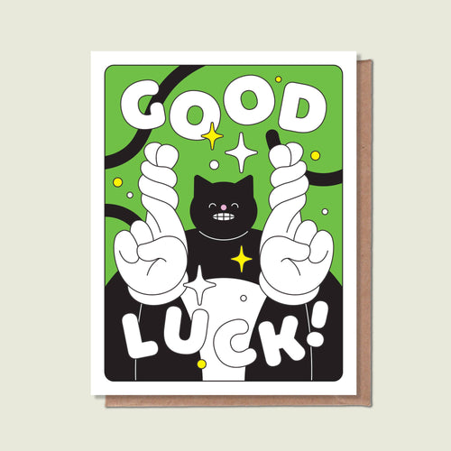 Good Luck Greeting Card - Front & Company: Gift Store