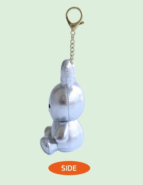 Miffy Keyring Plush Dolls Glow-in-the-Dark, Silver, Gold