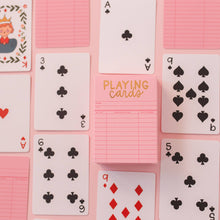 Load image into Gallery viewer, Pink Library Card Deck Of Playing Cards
