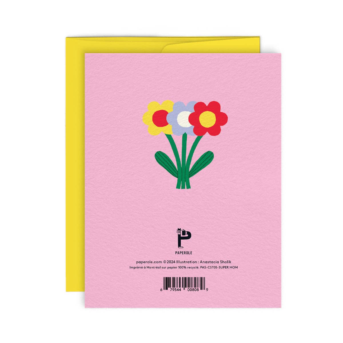 SUPER MOM - Greeting Card