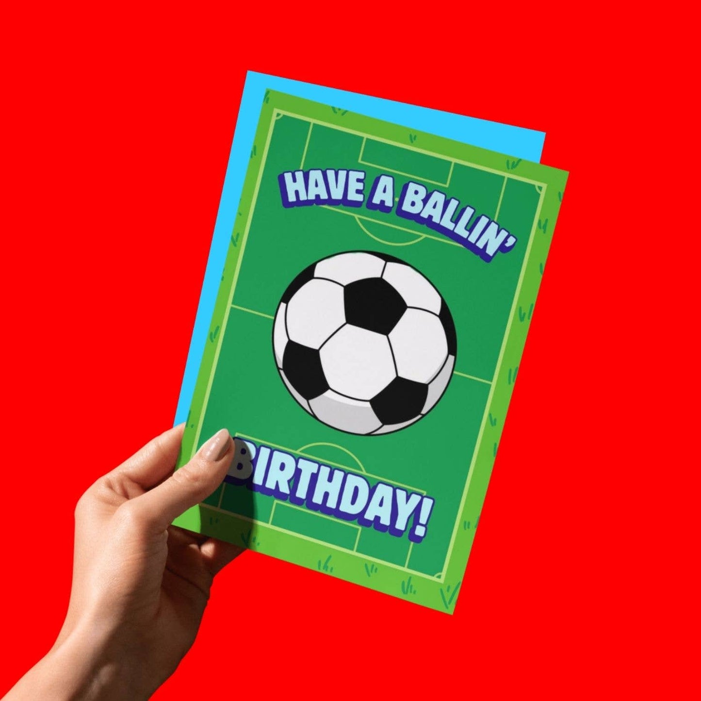 Have A Ballin' Birthday Soccer Birthday Card