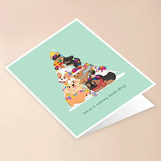Have A Meowy Howl-Idays Christmas Card