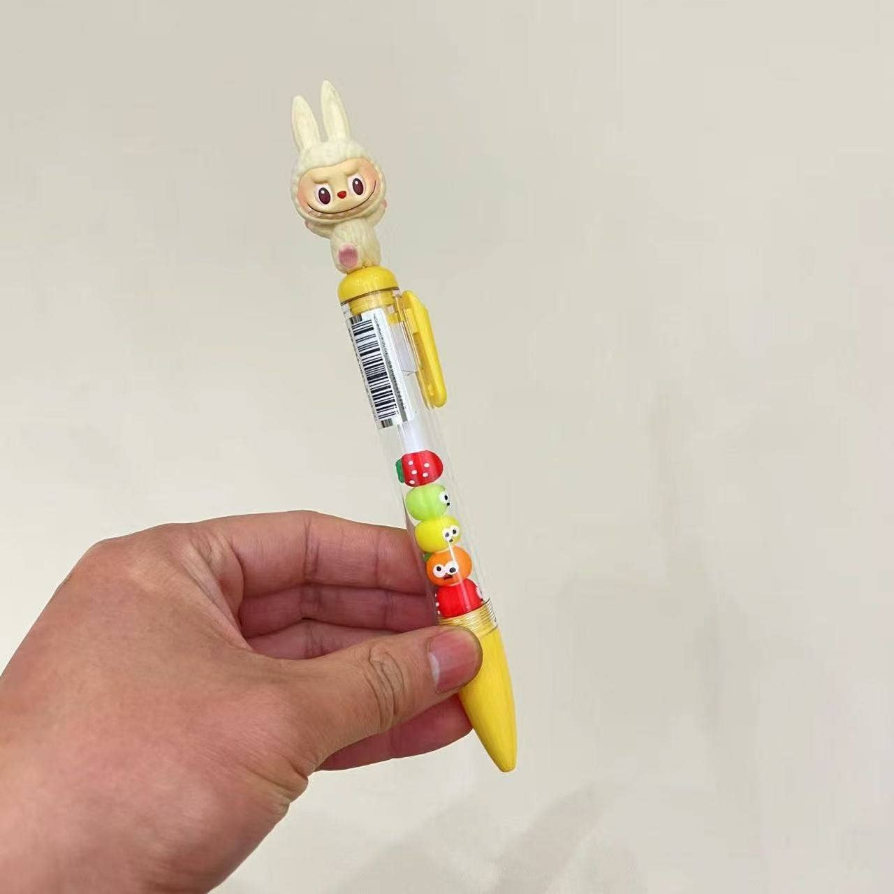 Yoga Labubu deco gel pen creative cute labubu pen gift