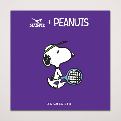 Peanuts Sport Pin - Tennis - Front & Company: Gift Store