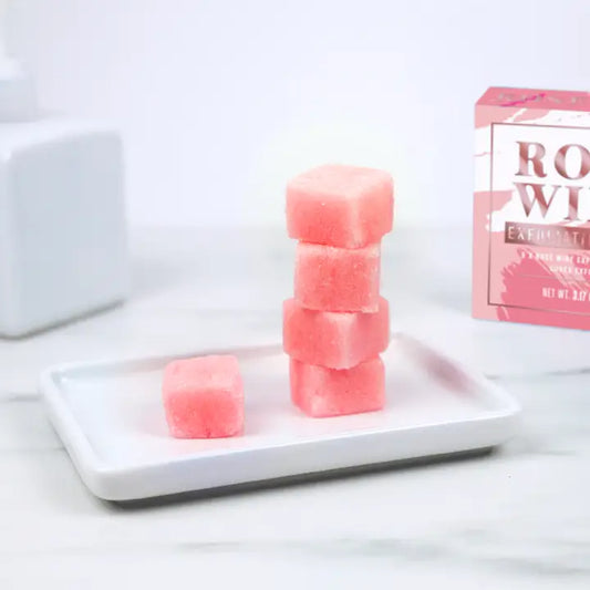 Rosé Wine Exfoliation Cubes