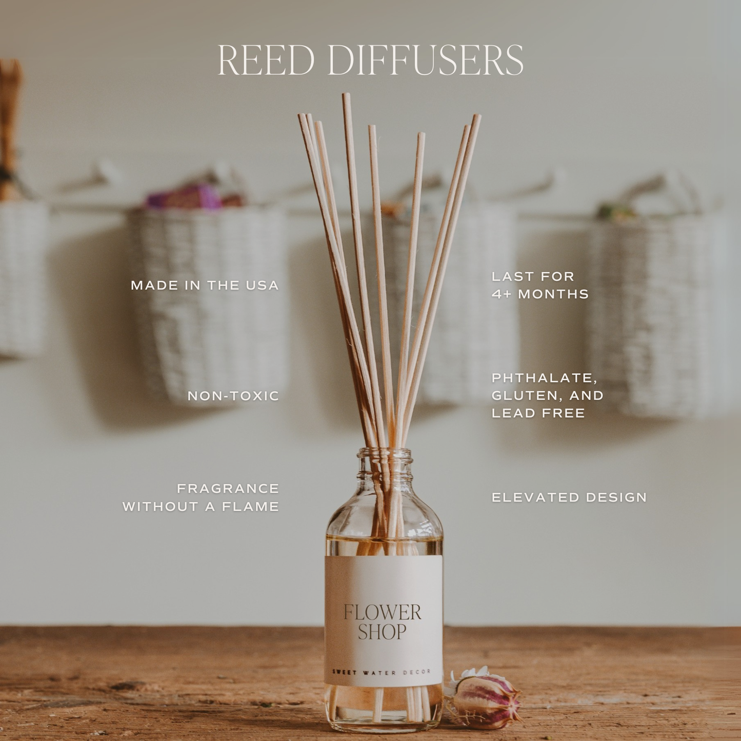 Luxury Getaway Reed Diffuser- Gifts & Home Decor