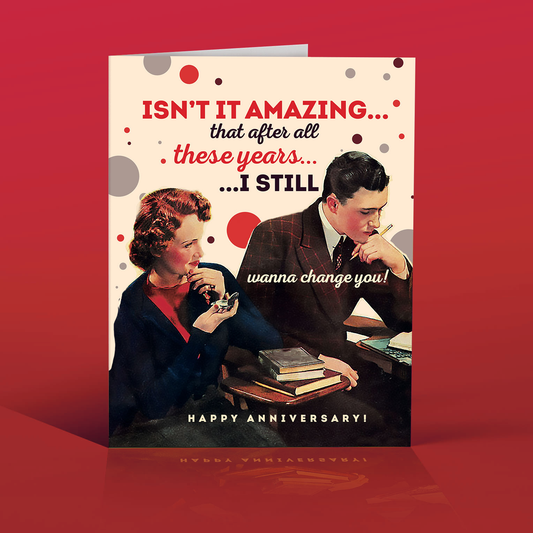 CHANGE YOU love card