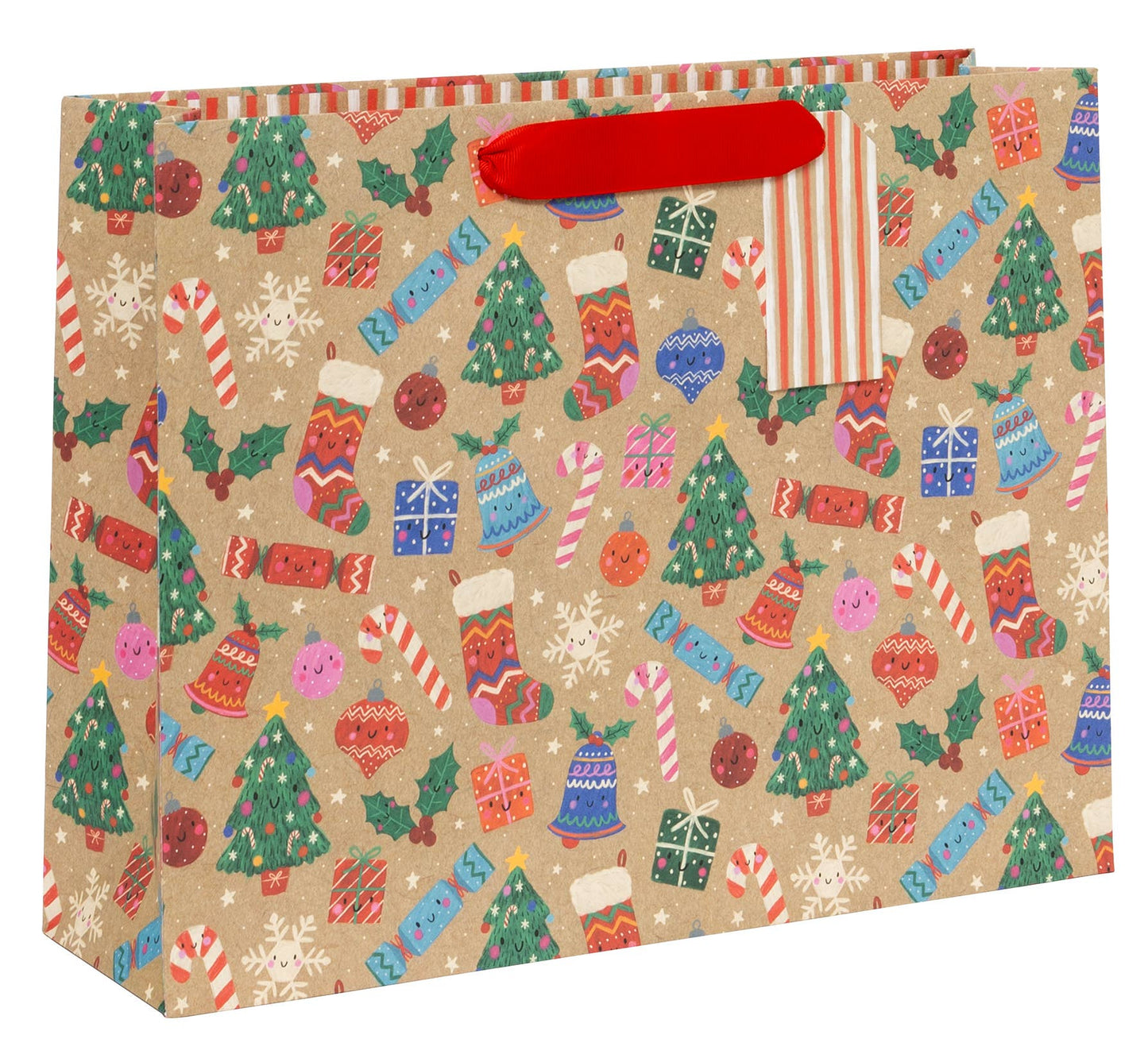 Bag Large Landscape Kraft Whimsical